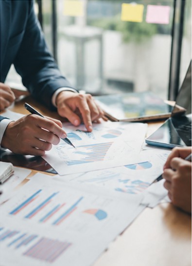 Recruitment planning documents and charts